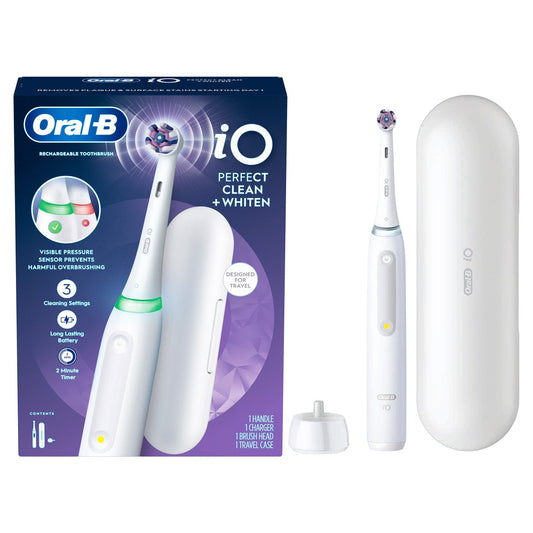 Oral-B iO Perfect Clean & Whiten Rechargeable Electric Toothbrush, 1-pack