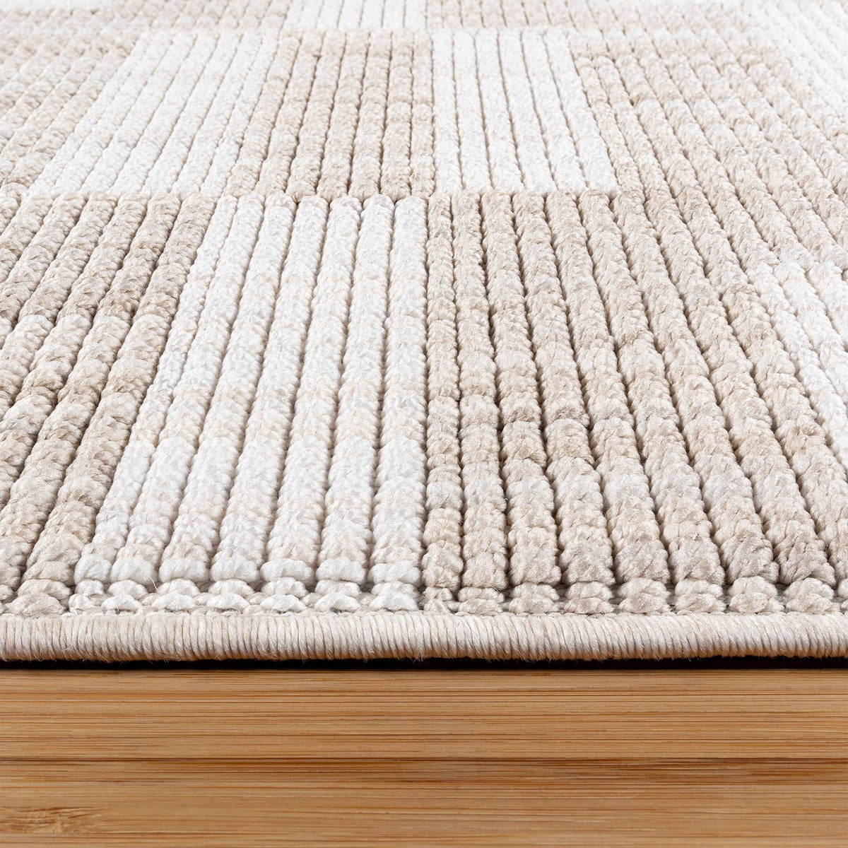 Serenity Area Rug Collection, Jolie Beige Cream,  7 ft. 10 in. x 10 ft