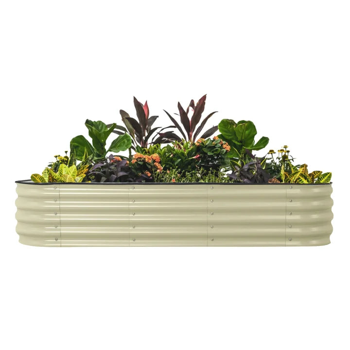 Vego Garden 14” Tall 10 in 1 Modular Metal Raised Garden Bed Kit