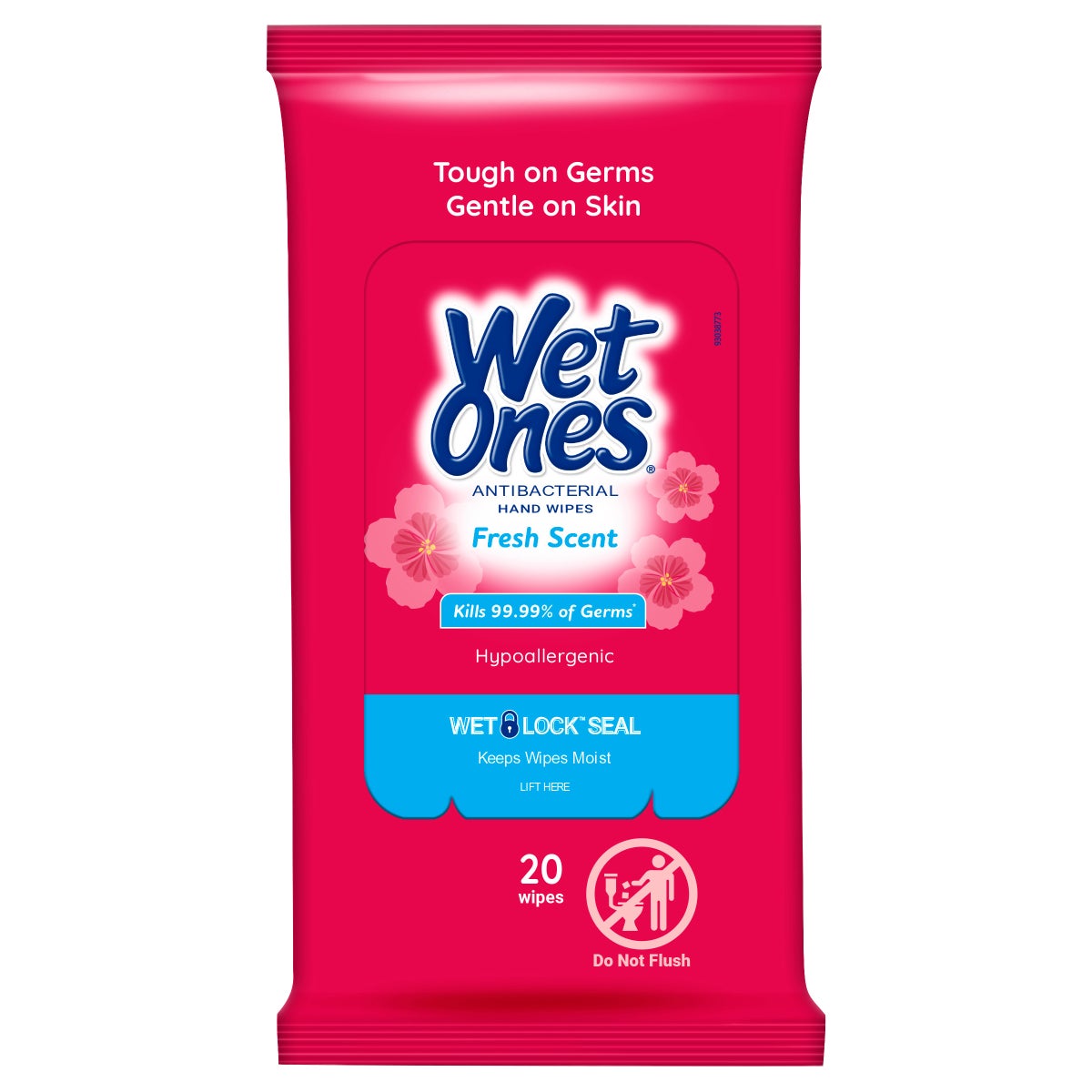 Wet Ones Antibacterial Hand Wipes, Fresh Scent, Travel Packs, 140 Wipes