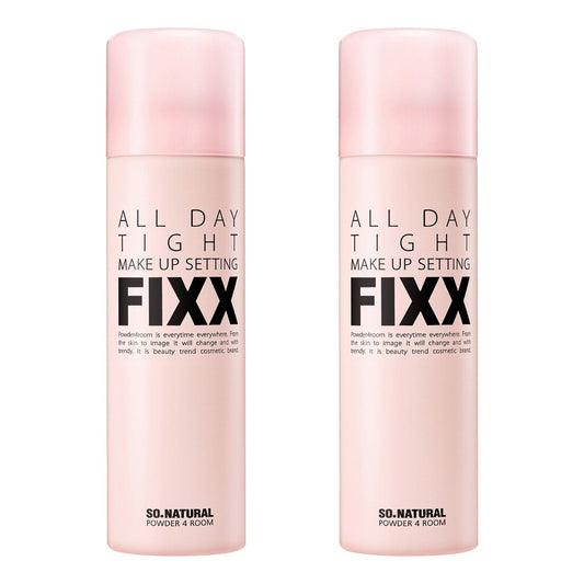 SONATURAL All Day Tight Make-Up Setting Fixx, 2.53 fl oz, 2-pack