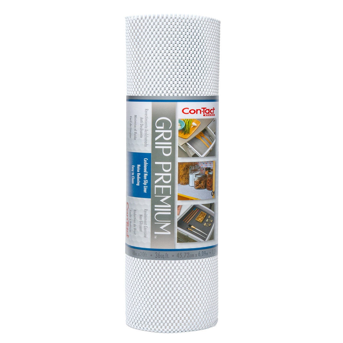 Con-Tact Grip Premium Shelf Liner, 1-pack, White