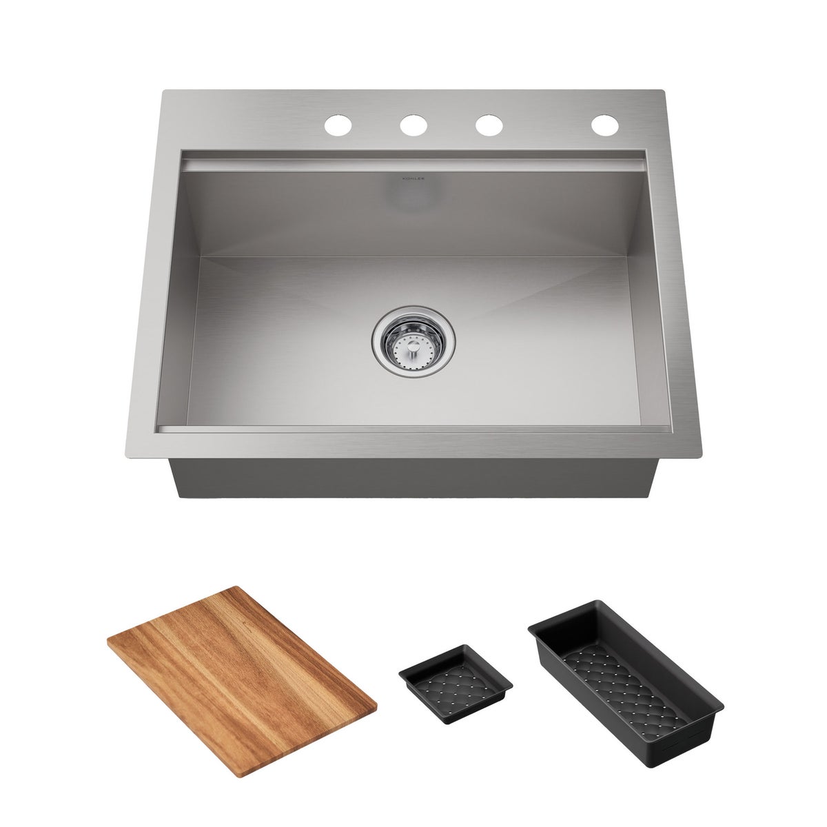 NEW - Kohler Lyric Dual Mount Workstation Kitchen Sink Kit