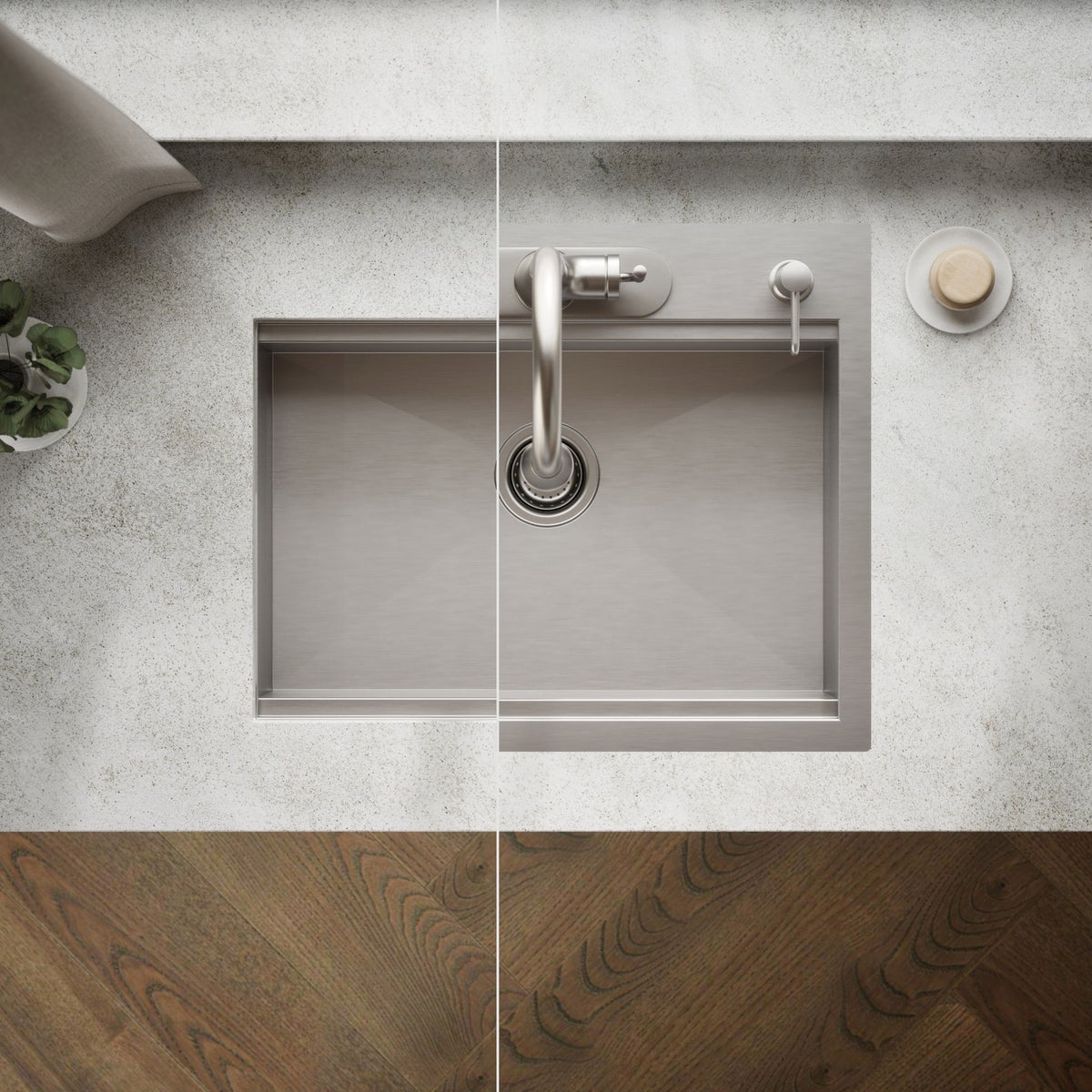 NEW - Kohler Lyric Dual Mount Workstation Kitchen Sink Kit