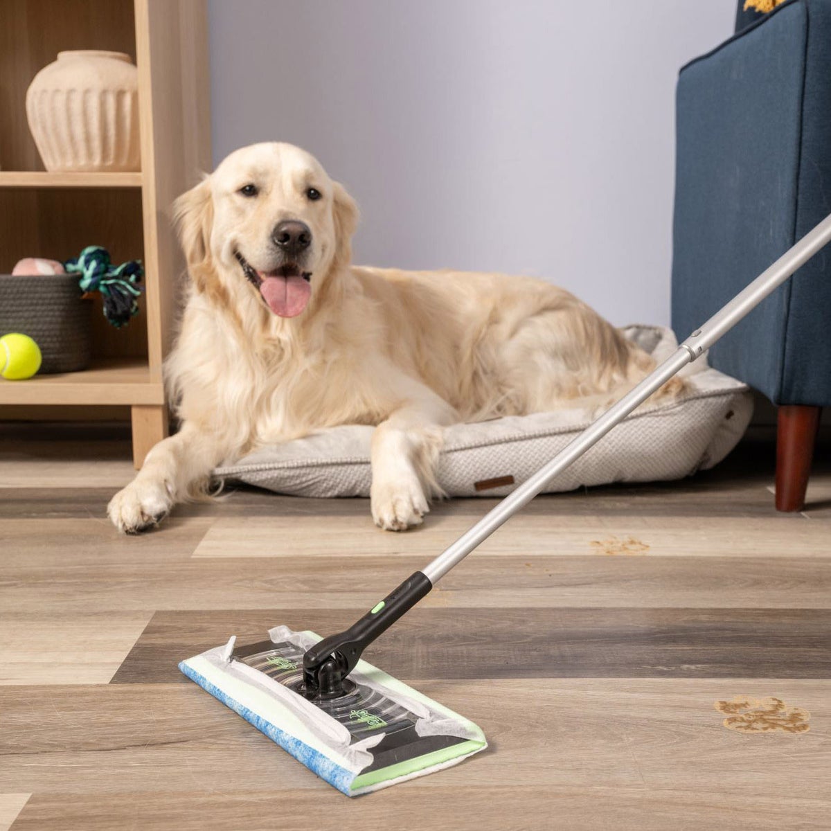 Swiffer Sweep + Mop Deluxe Sweeping Kit, 1 Sweeper + 30 Refills