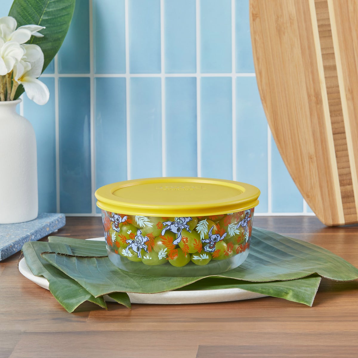 Pyrex 8-piece Decorated Glass Food Storage Set