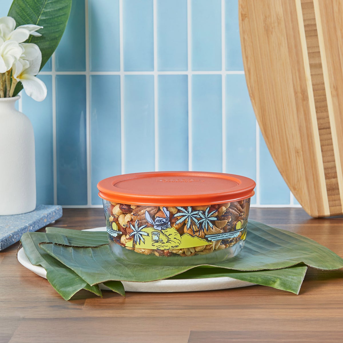 Pyrex 8-piece Decorated Glass Food Storage Set