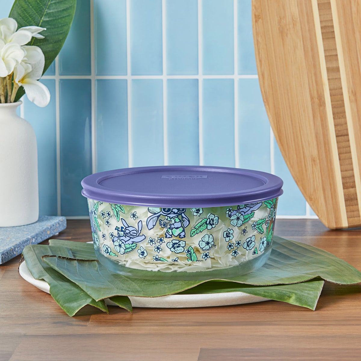Pyrex 8-piece Decorated Glass Food Storage Set