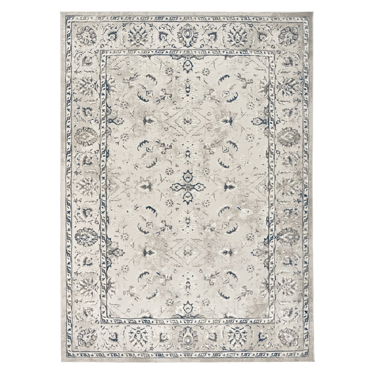 Hampton Court Area Rug Collection, Ladree Gray, Rug Size: 6 ft. 6 in. x 9 ft.