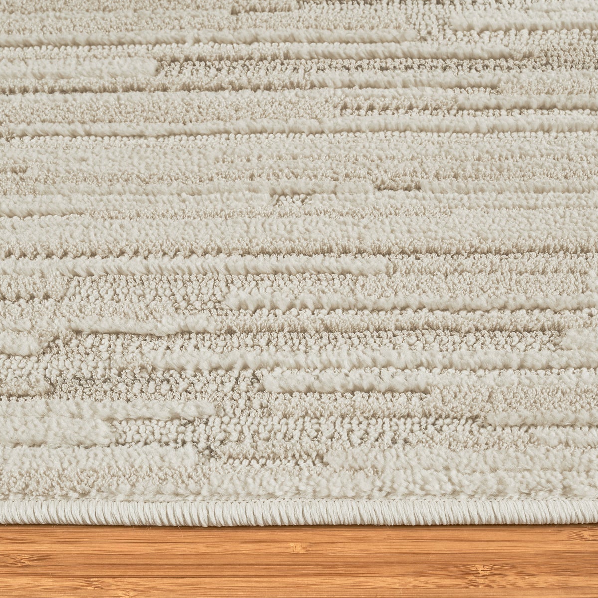 Illume Area Rug Collection, Napat Ivory Beige, Rug Size: 8 ft. 5 in. by 13 ft.