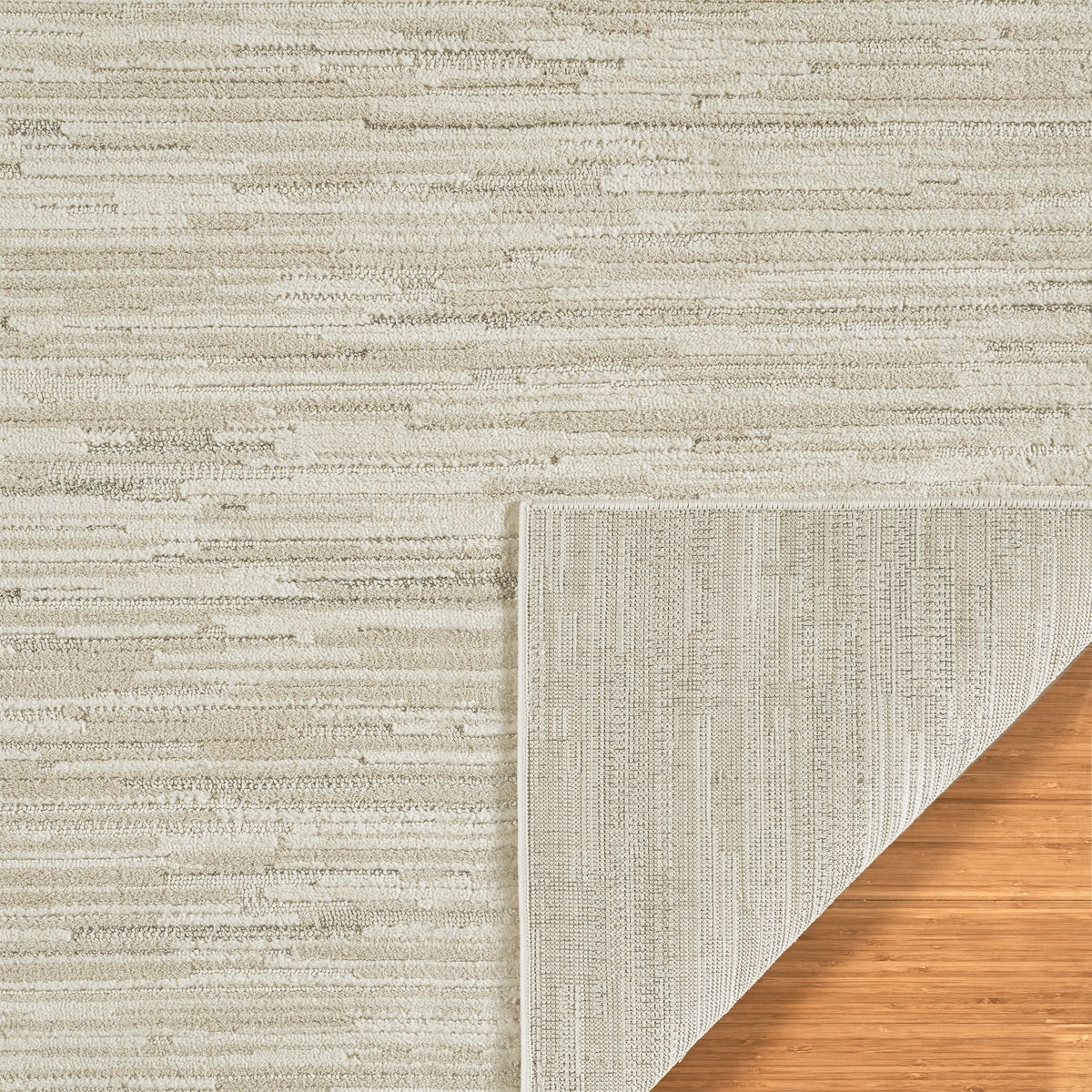 Illume Area Rug Collection, Napat Ivory Beige, Rug Size: 8 ft. 5 in. by 13 ft.