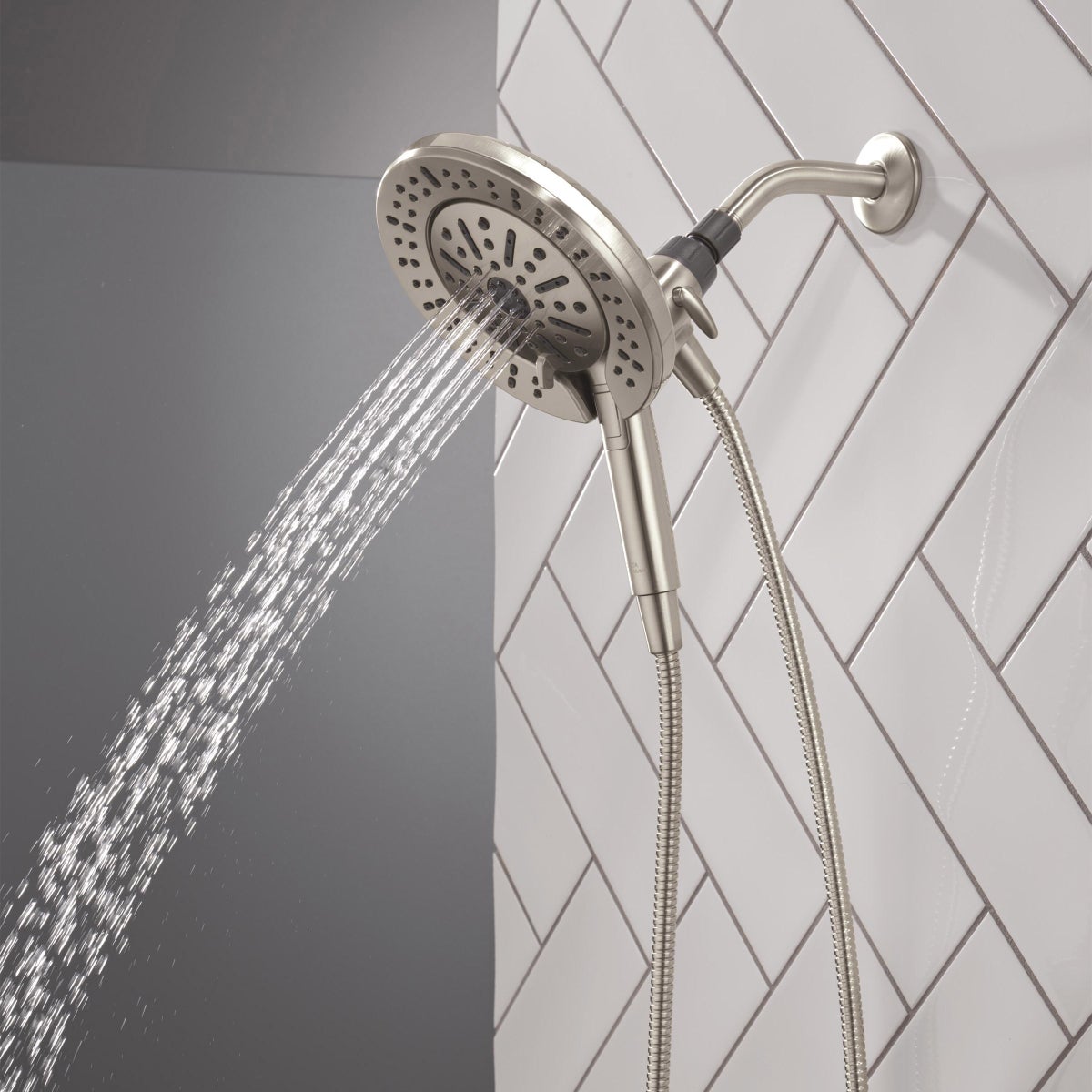 NEW - Delta 6-setting In2ition Hand Shower With ProClean, Brushed Nickel