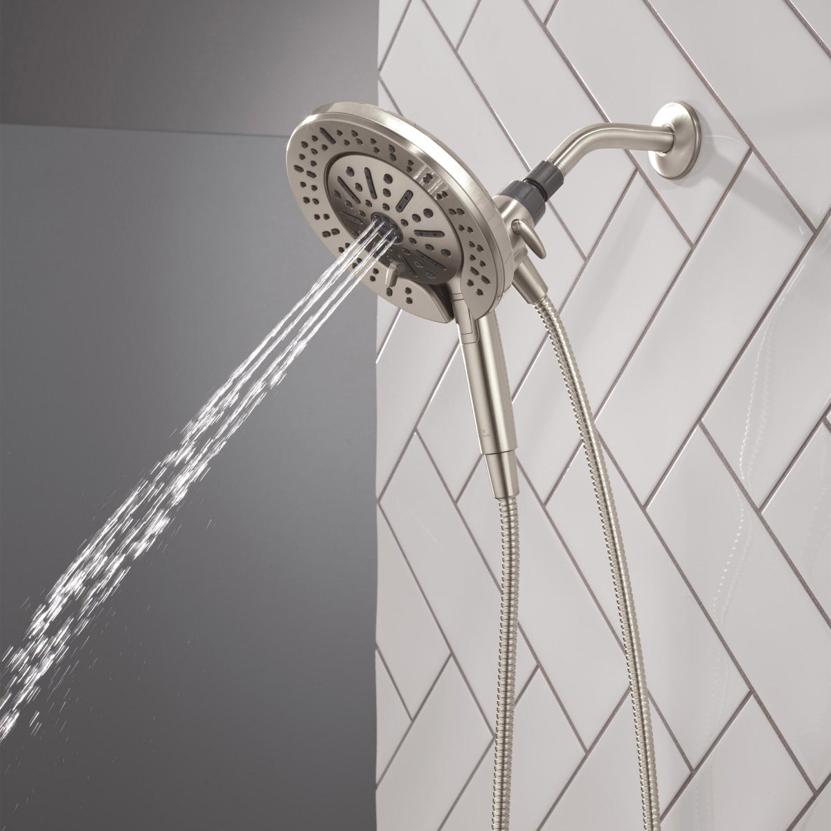 NEW - Delta 6-setting In2ition Hand Shower With ProClean, Brushed Nickel