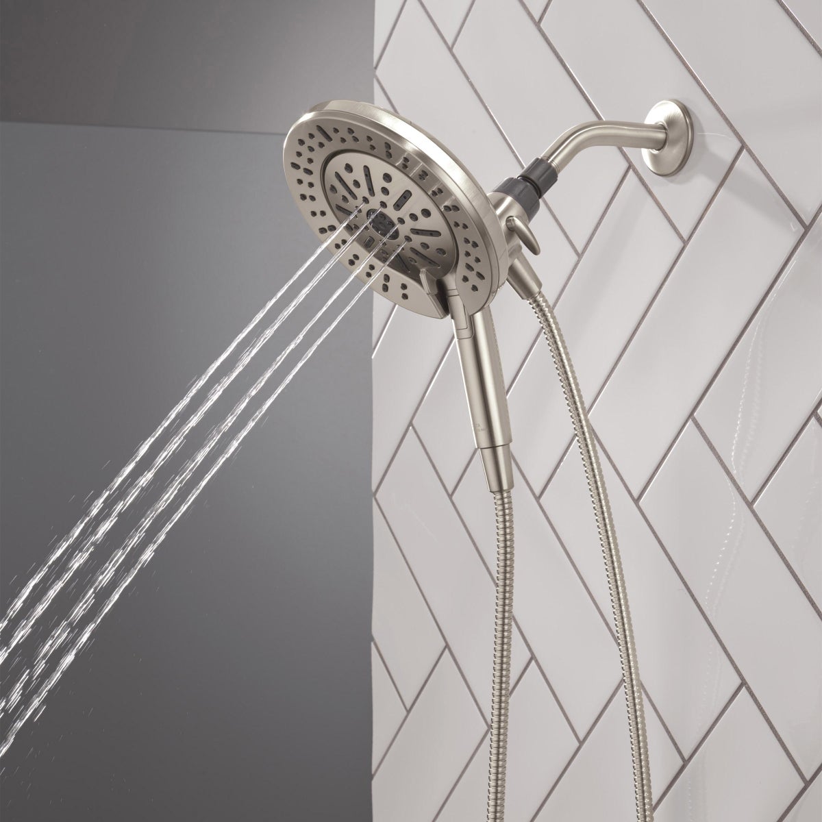 NEW - Delta 6-setting In2ition Hand Shower With ProClean, Brushed Nickel