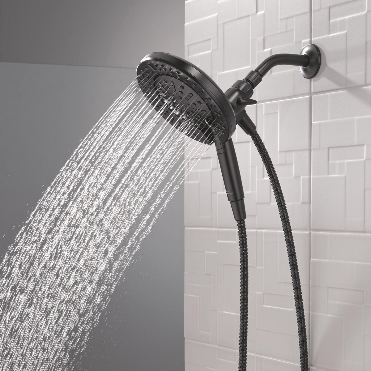 Delta 6-Black setting In2ition Hand Shower With ProClean