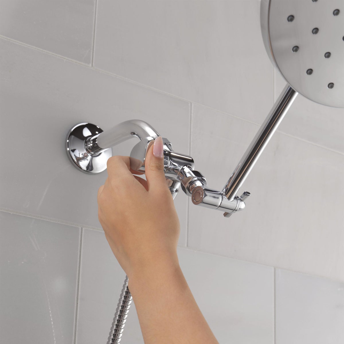 Delta Chrome Adjustable Shower Head with Hand Shower