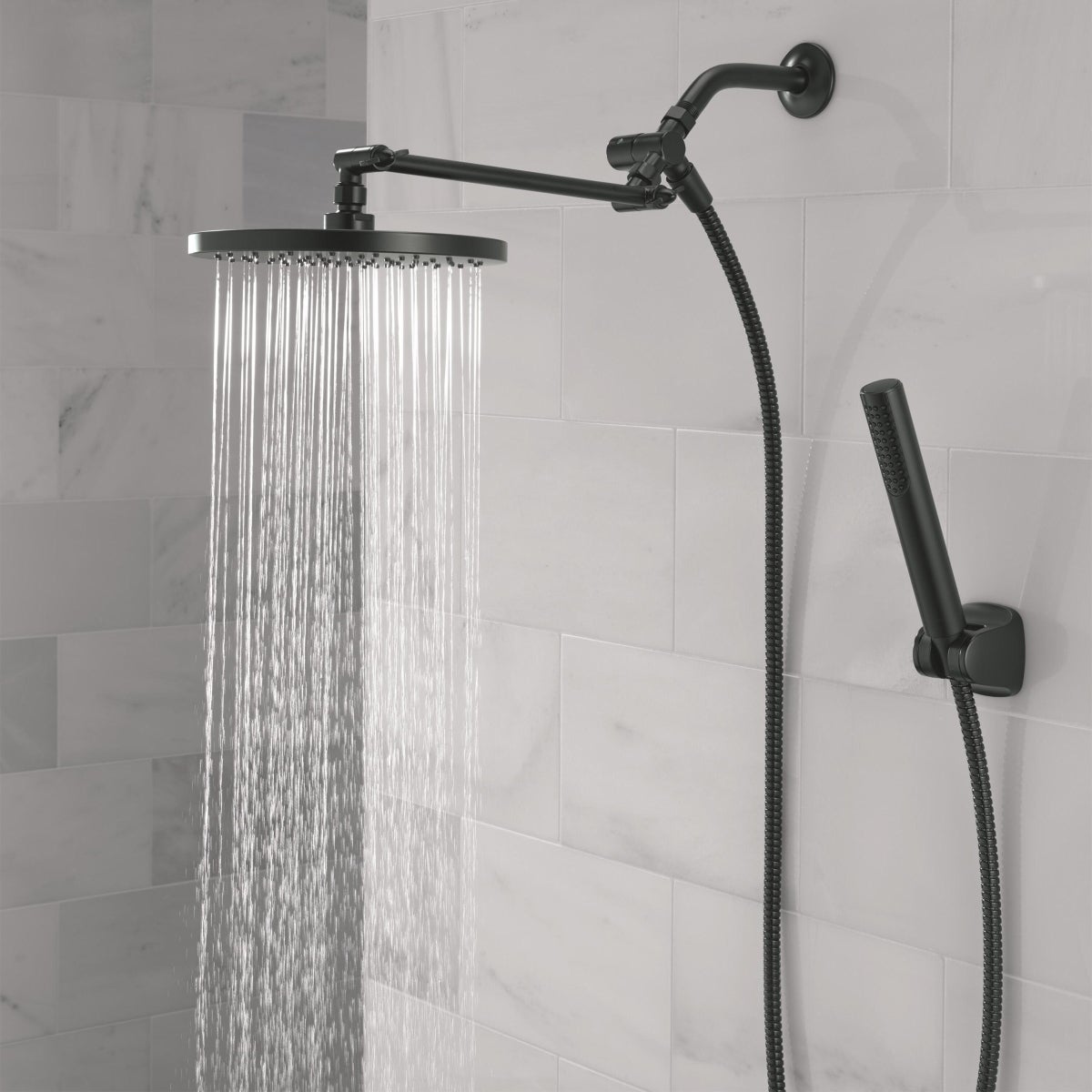 Delta Adjustable Shower Head with Hand Shower