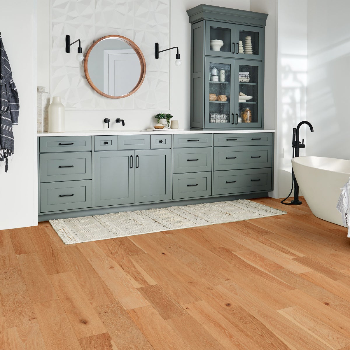 Hydropel by Bruce 1/2" Thick x 6-1/2” Wide Varying Length Waterproof Engineered Hardwood Flooring (25.58 sq.ft./carton)