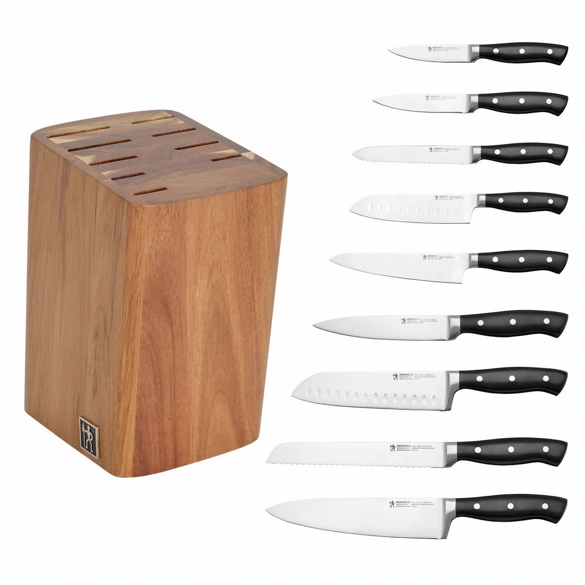 Henckels Fine Edge Forged Knife Block, 10-piece
