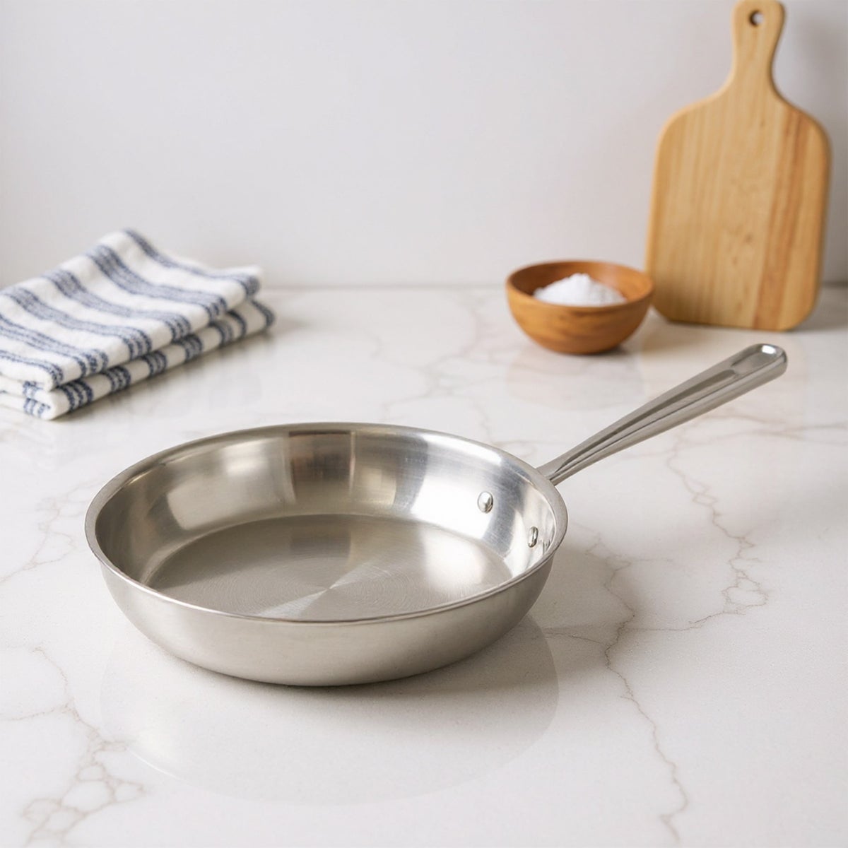 T-fal Pro Tri-Ply Stainless Steel 3-piece Frypan Set