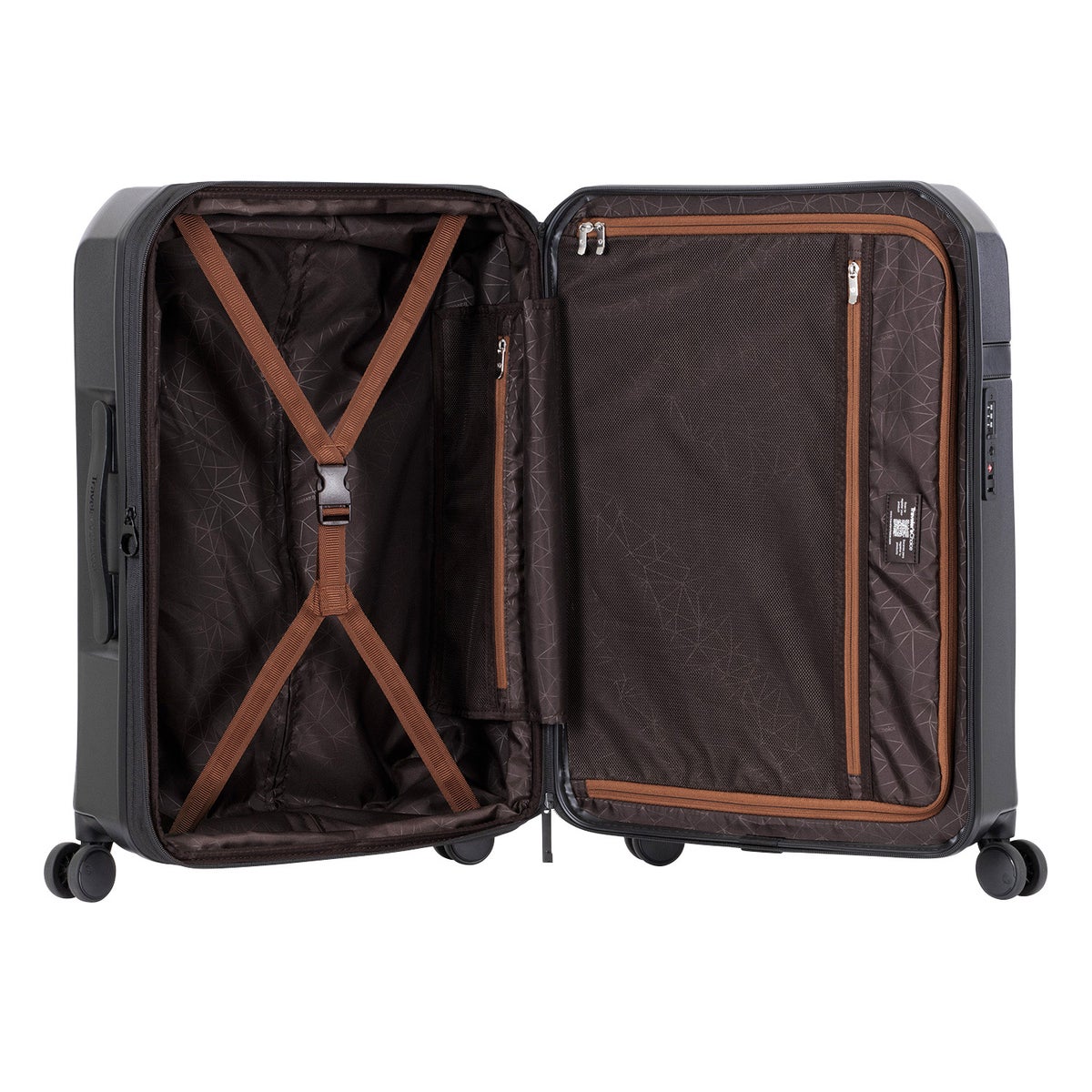 Traveler’s Choice Black Candlewood II 3-piece Expandable Hardside Spinner Luggage Set