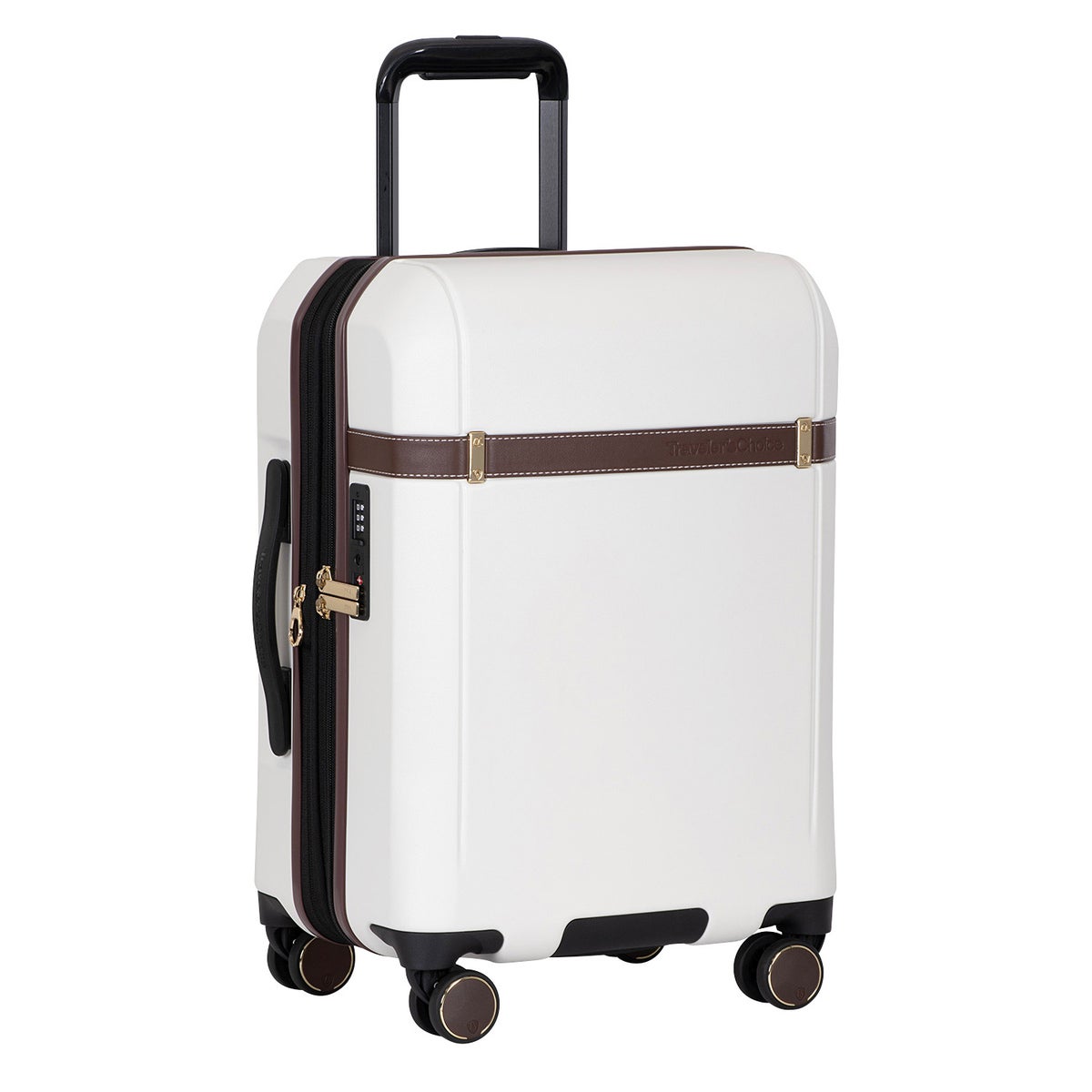 Traveler’s Choice White Candlewood II 3-piece Expandable Hardside Spinner Luggage Set