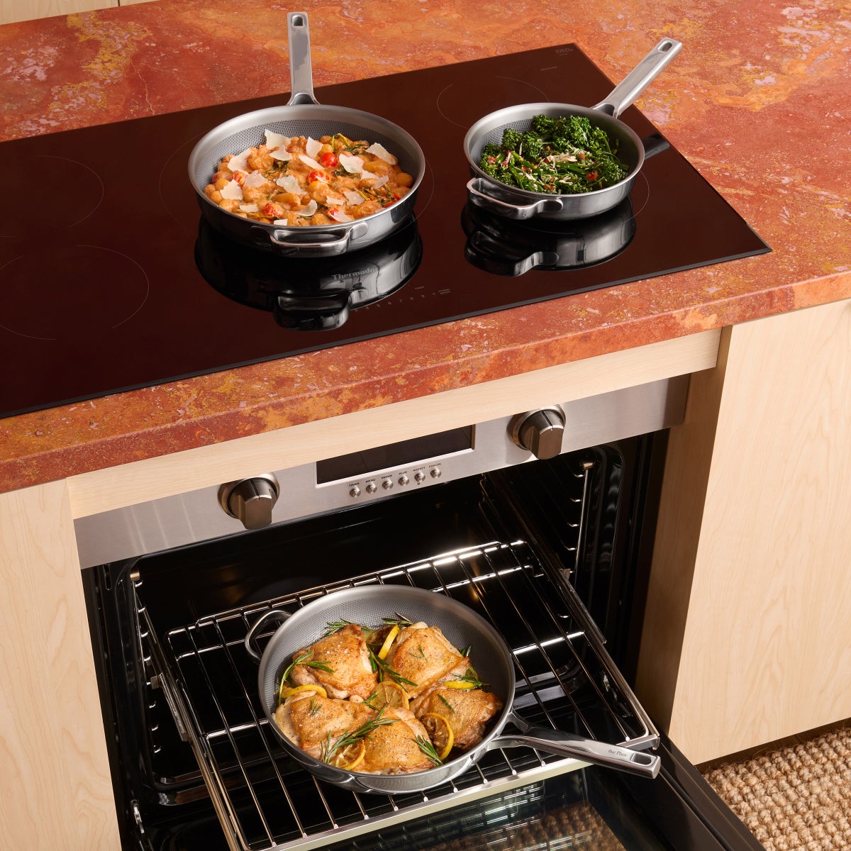 NEW - Our Place Titanium 3-piece Skillet Set