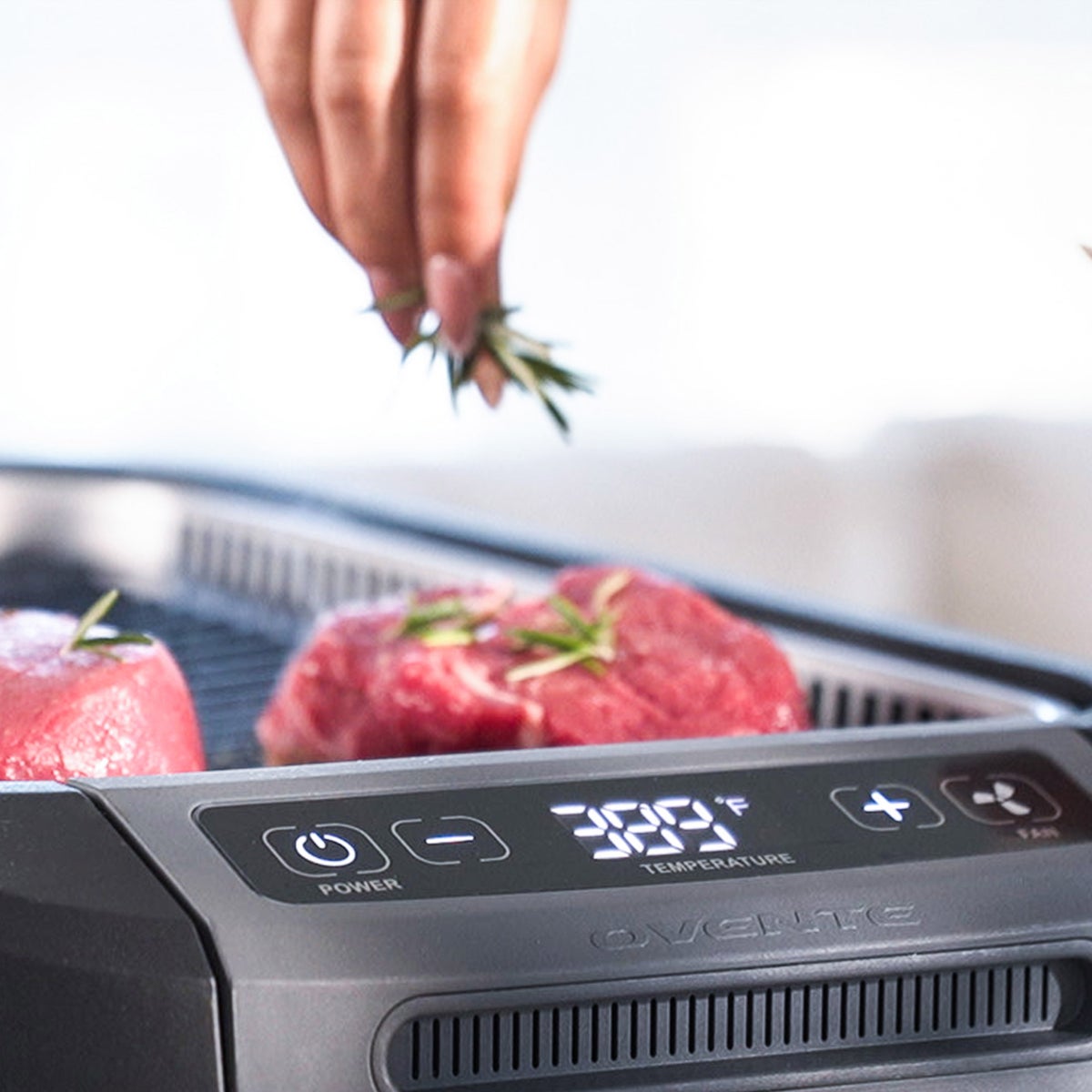 Ovente Smokeless Griddle & Grill System