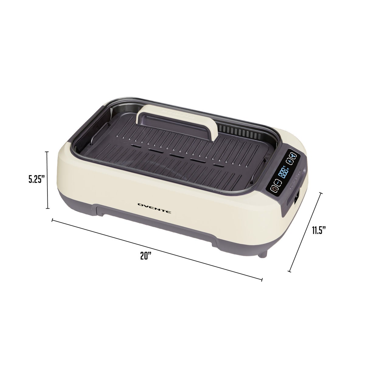 Ovente Smokeless Griddle & Grill System