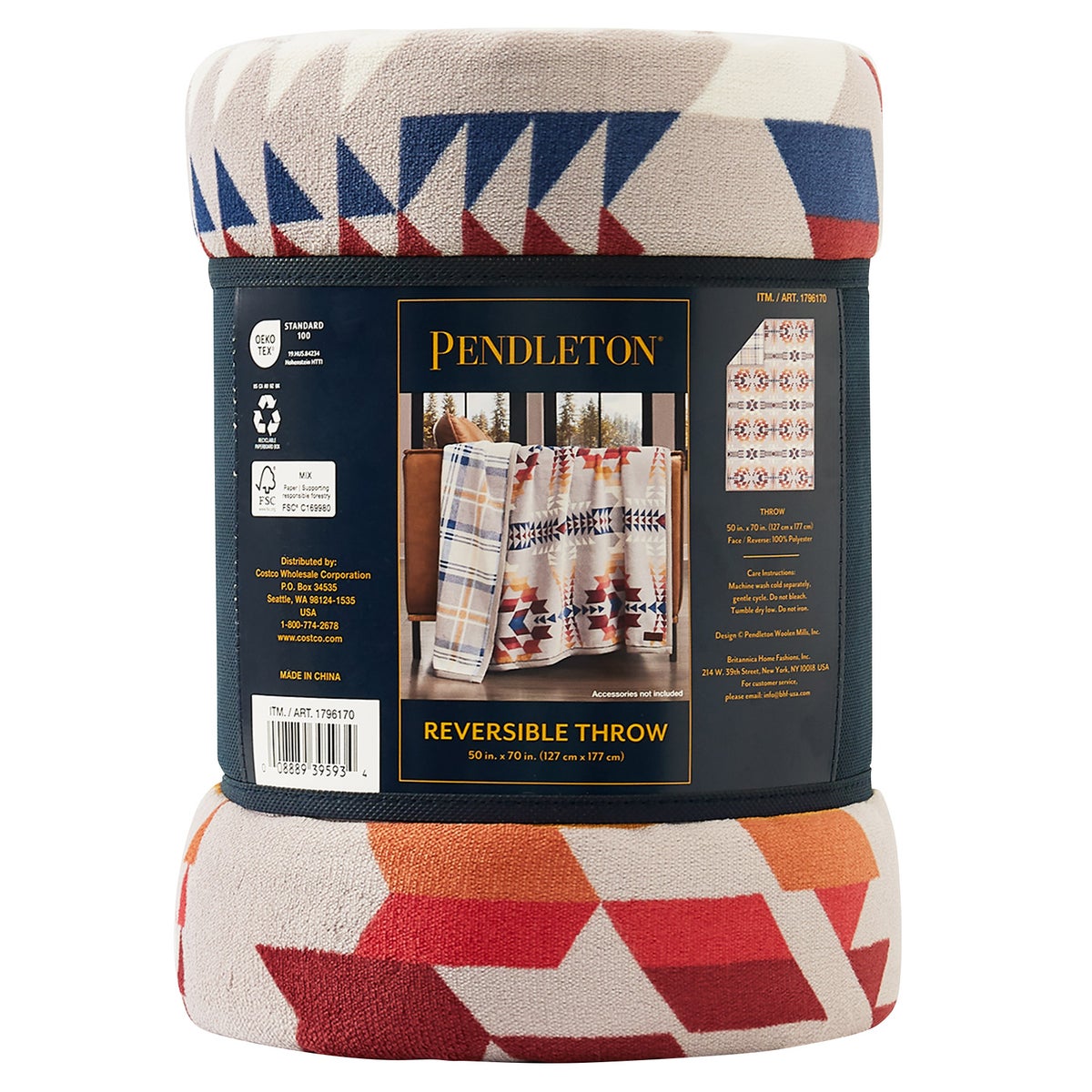 Pendleton Reversible Plush Throw