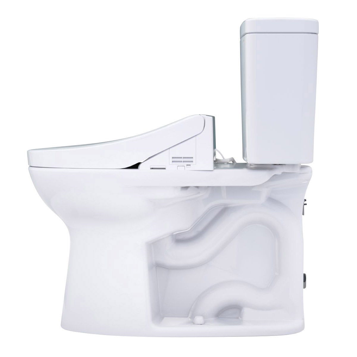 NEW - TOTO Drake 2-piece Elongated Toilet with C5 Washlet Bidet Seat