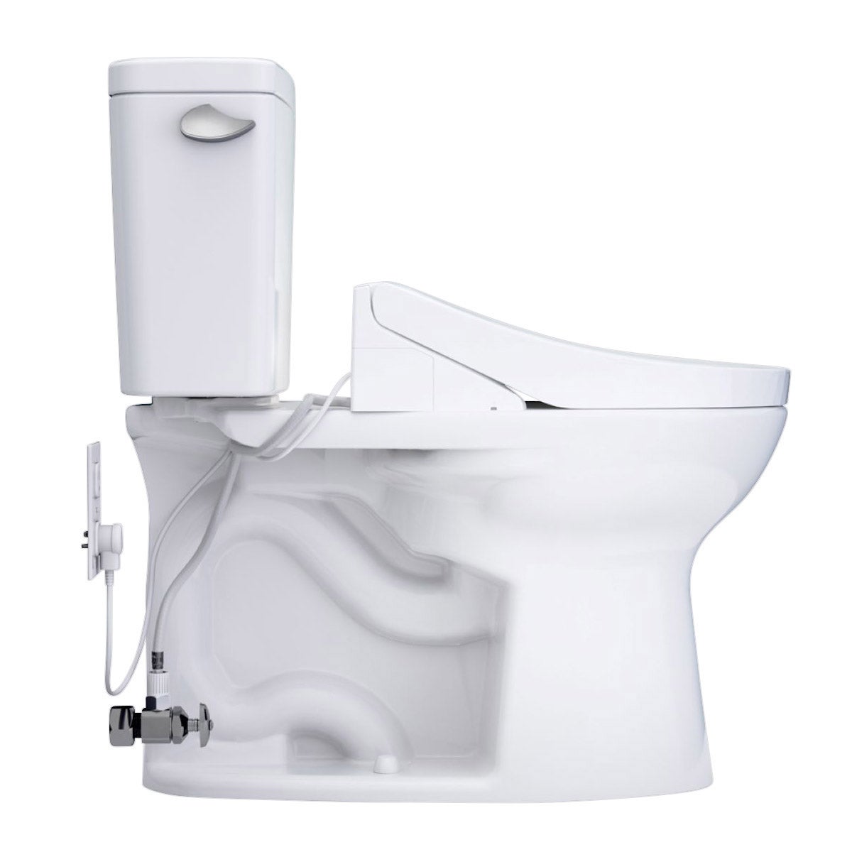 NEW - TOTO Drake 2-piece Elongated Toilet with C5 Washlet Bidet Seat