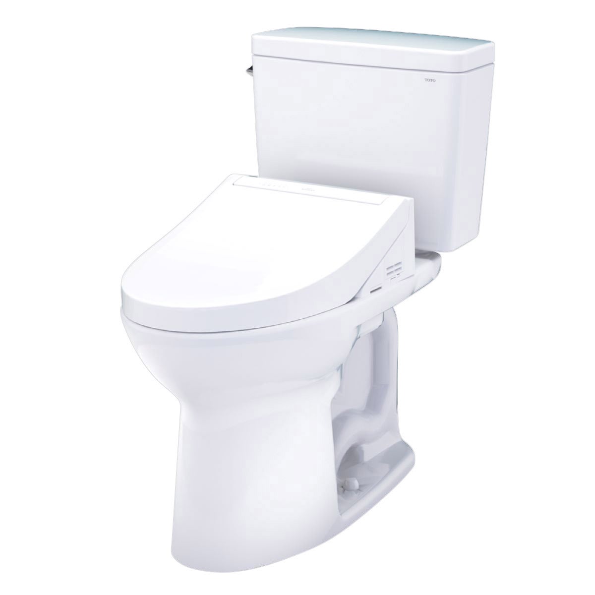 NEW - TOTO Drake 2-piece Elongated Toilet with C5 Washlet Bidet Seat