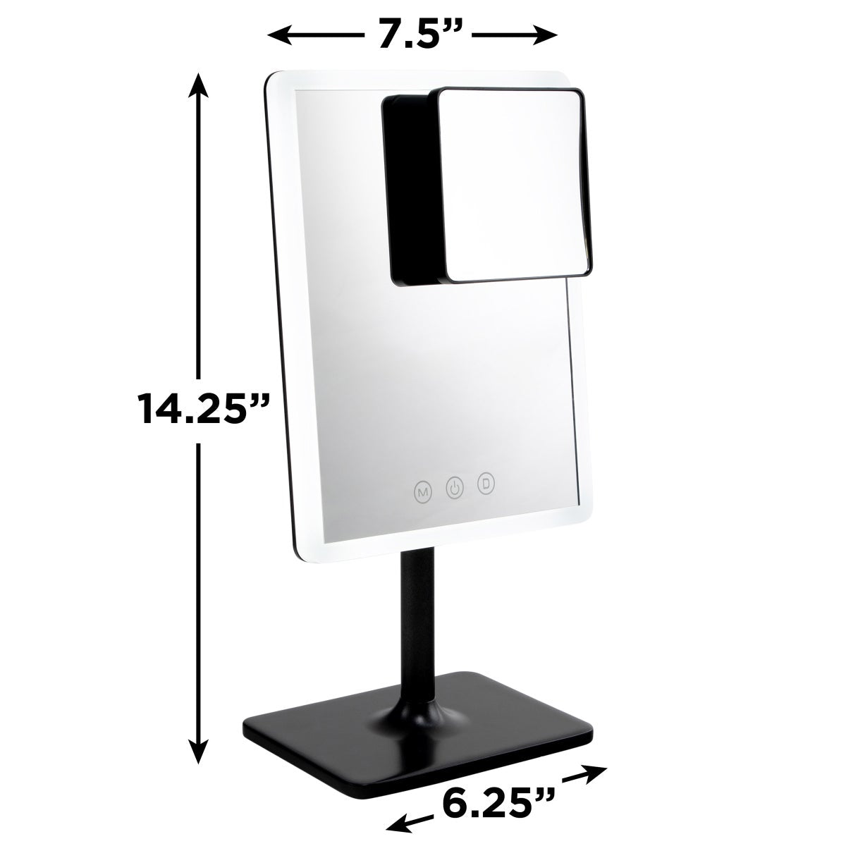 GloTech Calypso Adjustable LED Rechargeable Mirror