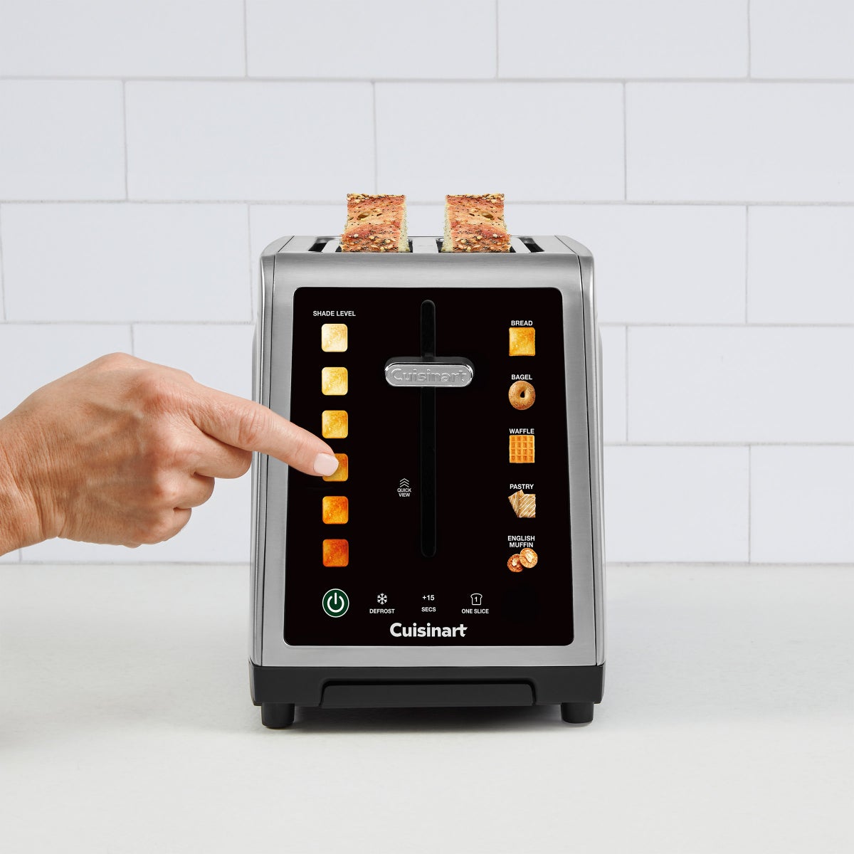 Cuisinart SimpliTouch XL Color Touchscreen 2-Slice Toaster