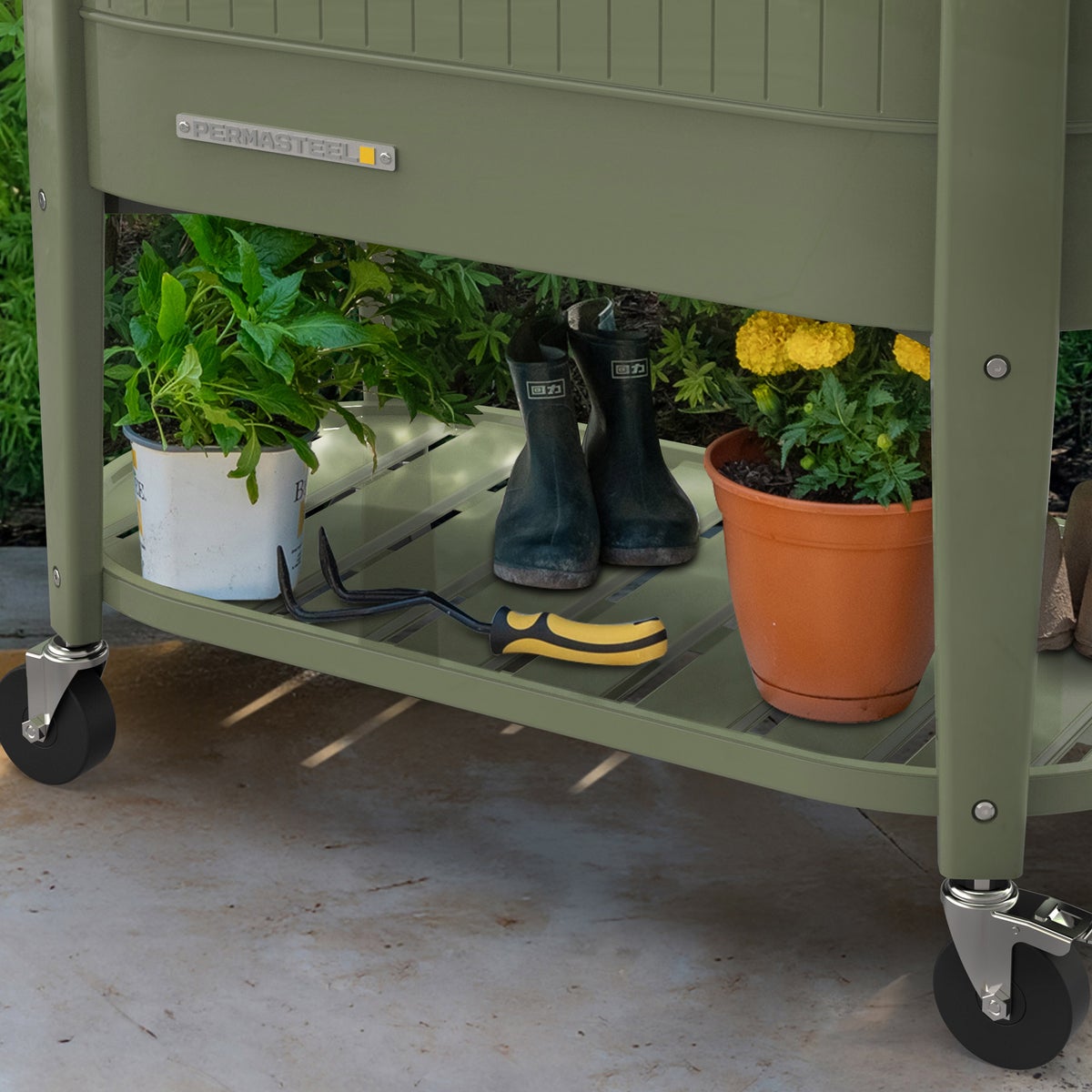 Permasteel Elevated Garden Bed With Casters
