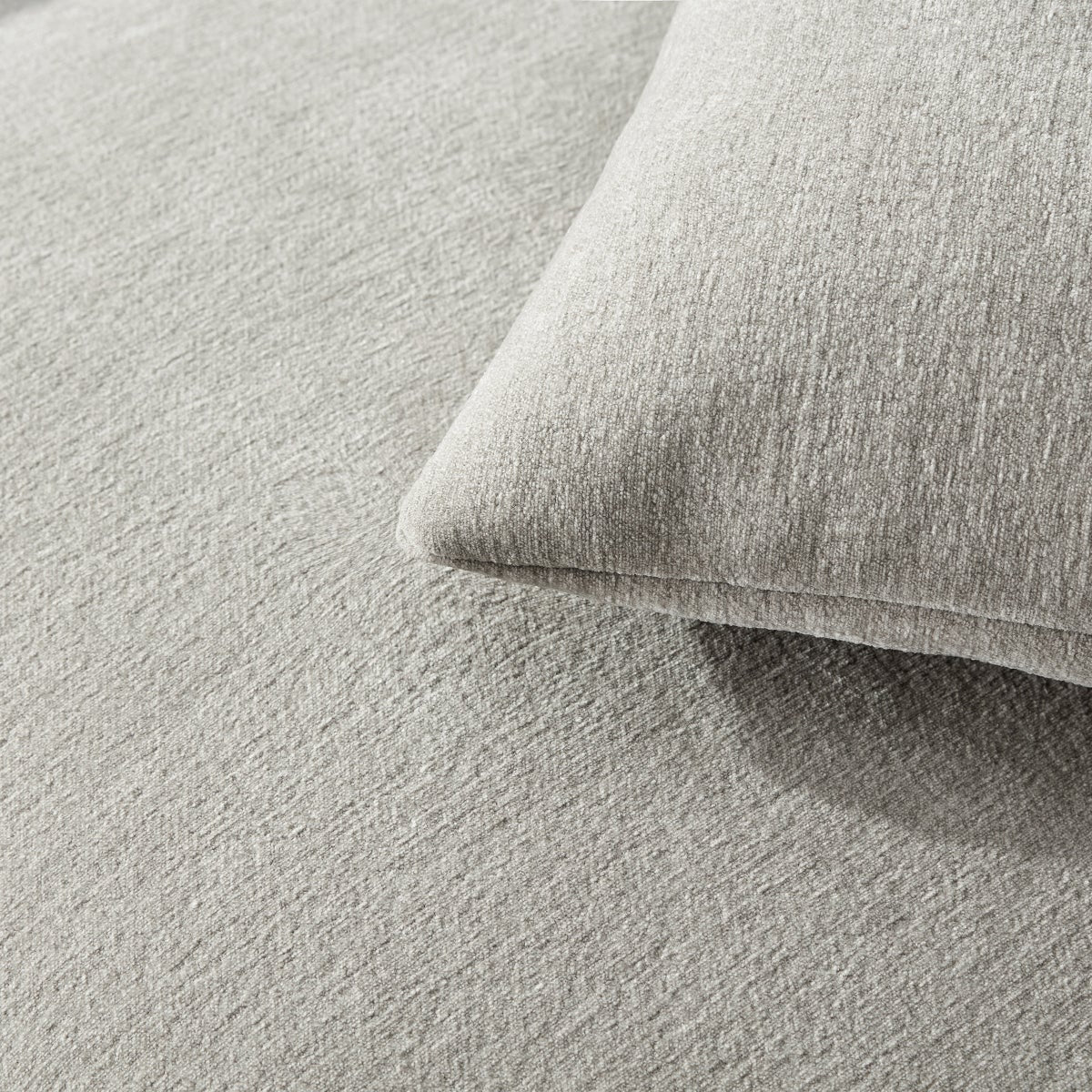 Sereen Fabric Ottoman, Taupe