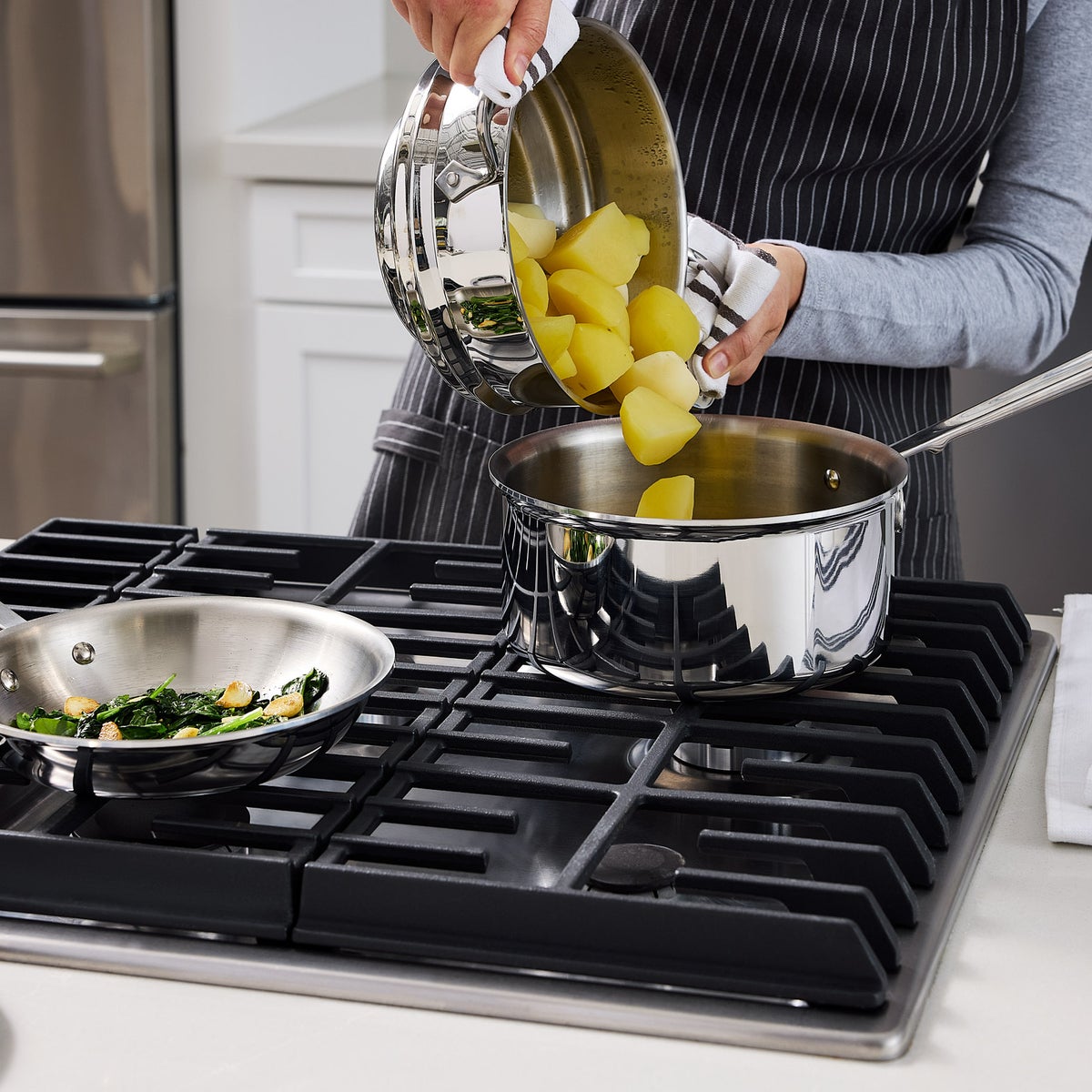 NEW - All-Clad D3 13-piece Stainless Steel Cookware Set
