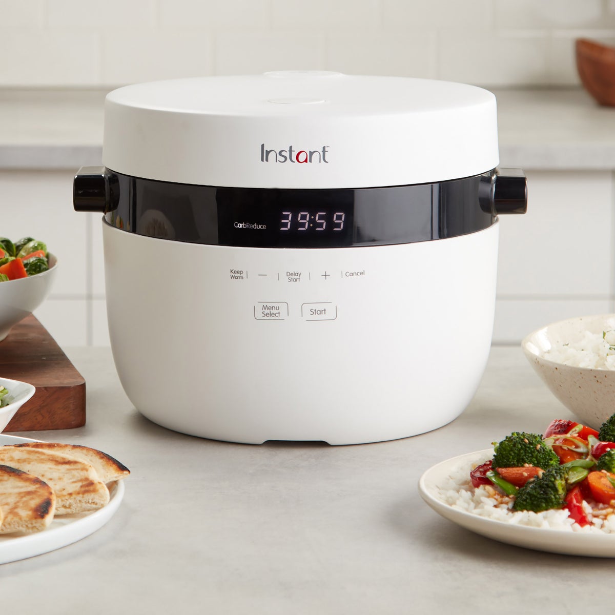 NEW - Instant Pot 12 Cup Rice and Grain Cooker with Carb Reducing Technology