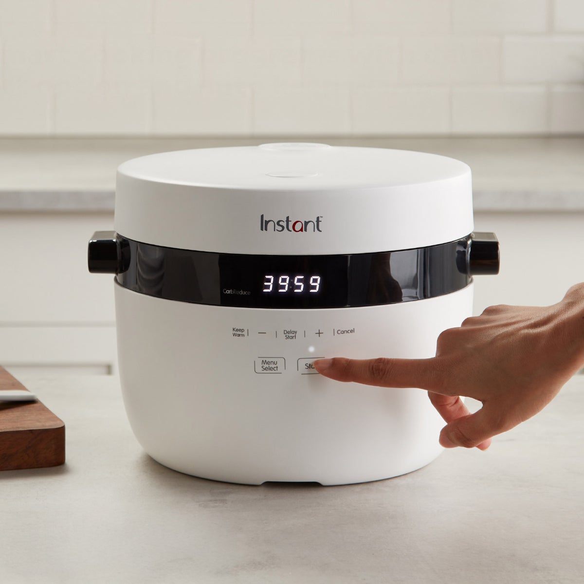 NEW - Instant Pot 12 Cup Rice and Grain Cooker with Carb Reducing Technology
