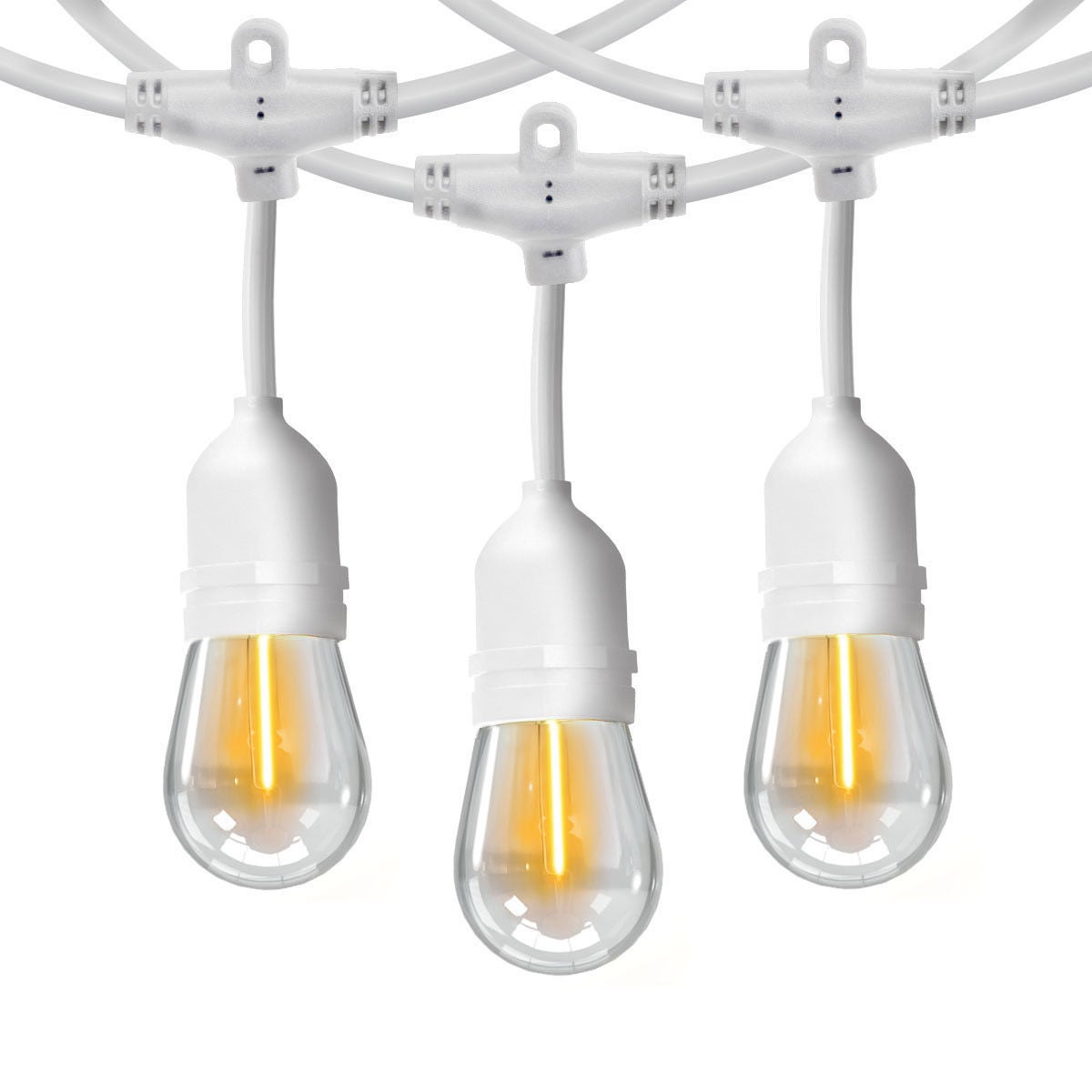NEW - White Feit 48' LED String Light