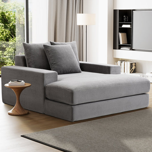 NEW - Sealy Calin Upholstered Foam Lounger