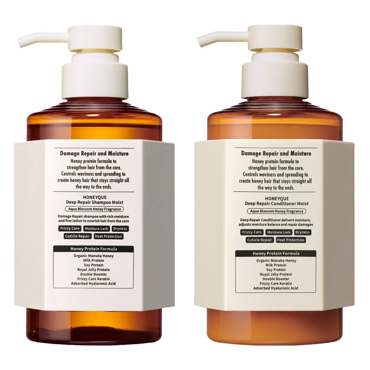 Honeyque Deep Repair Shampoo & Conditioner, 15.2 fl oz, 2-pack