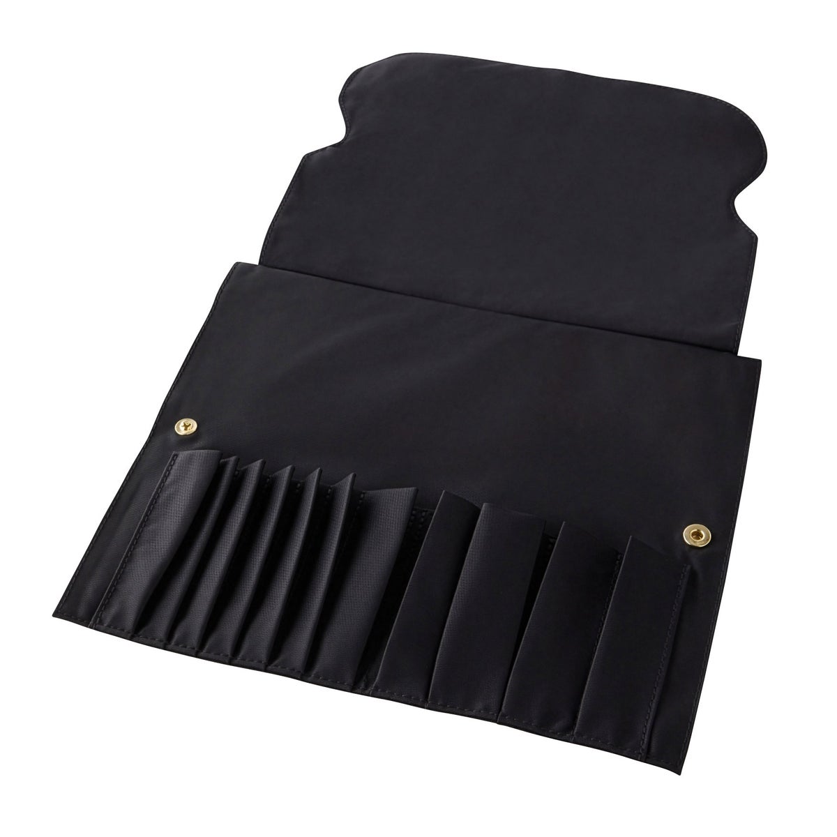 KUSSHI Signature Makeup Bag with Snap-in Brush Organizer