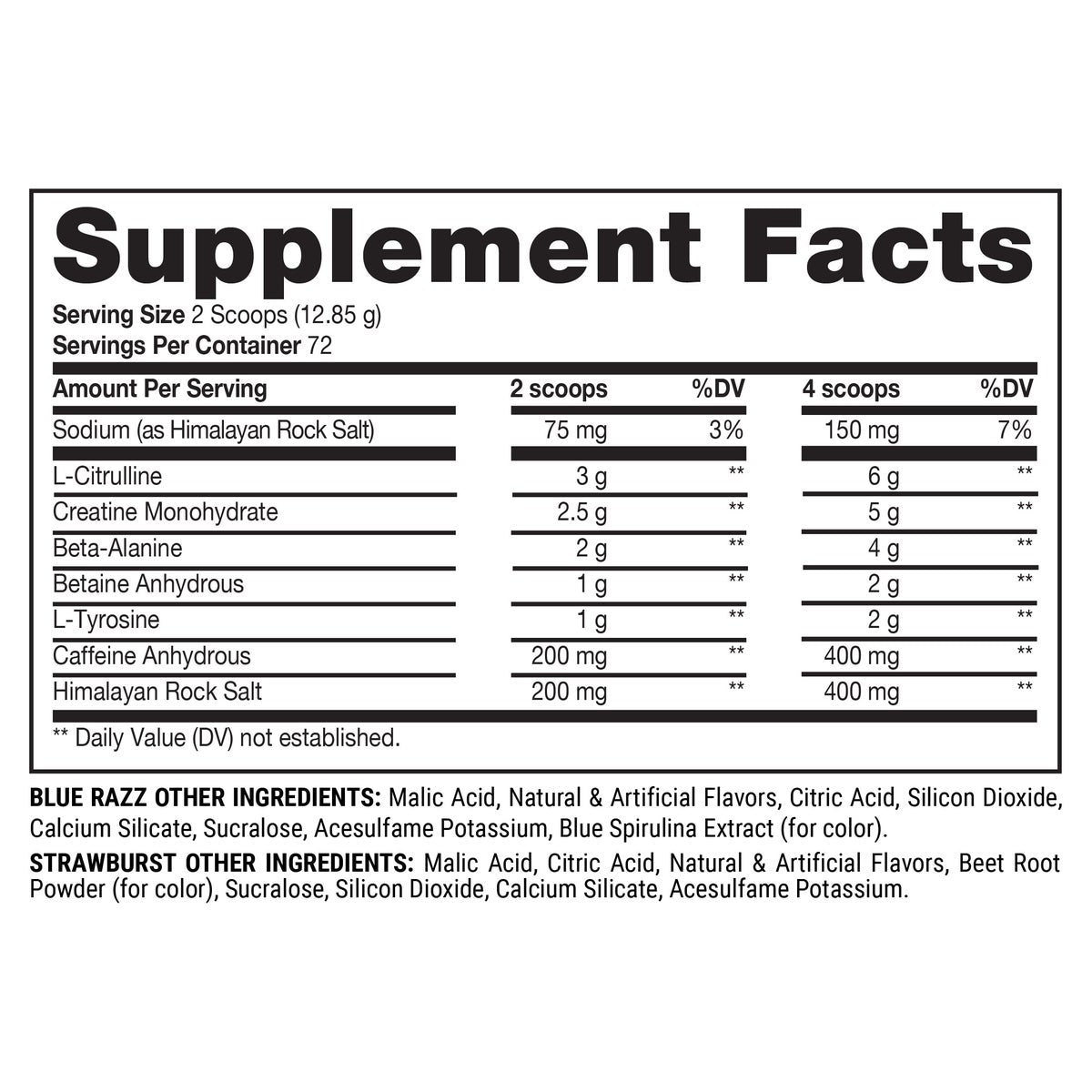 NEW - Mr. Hyde Signature Pre-Workout Multi-flavor with Creatine, 72 Servings