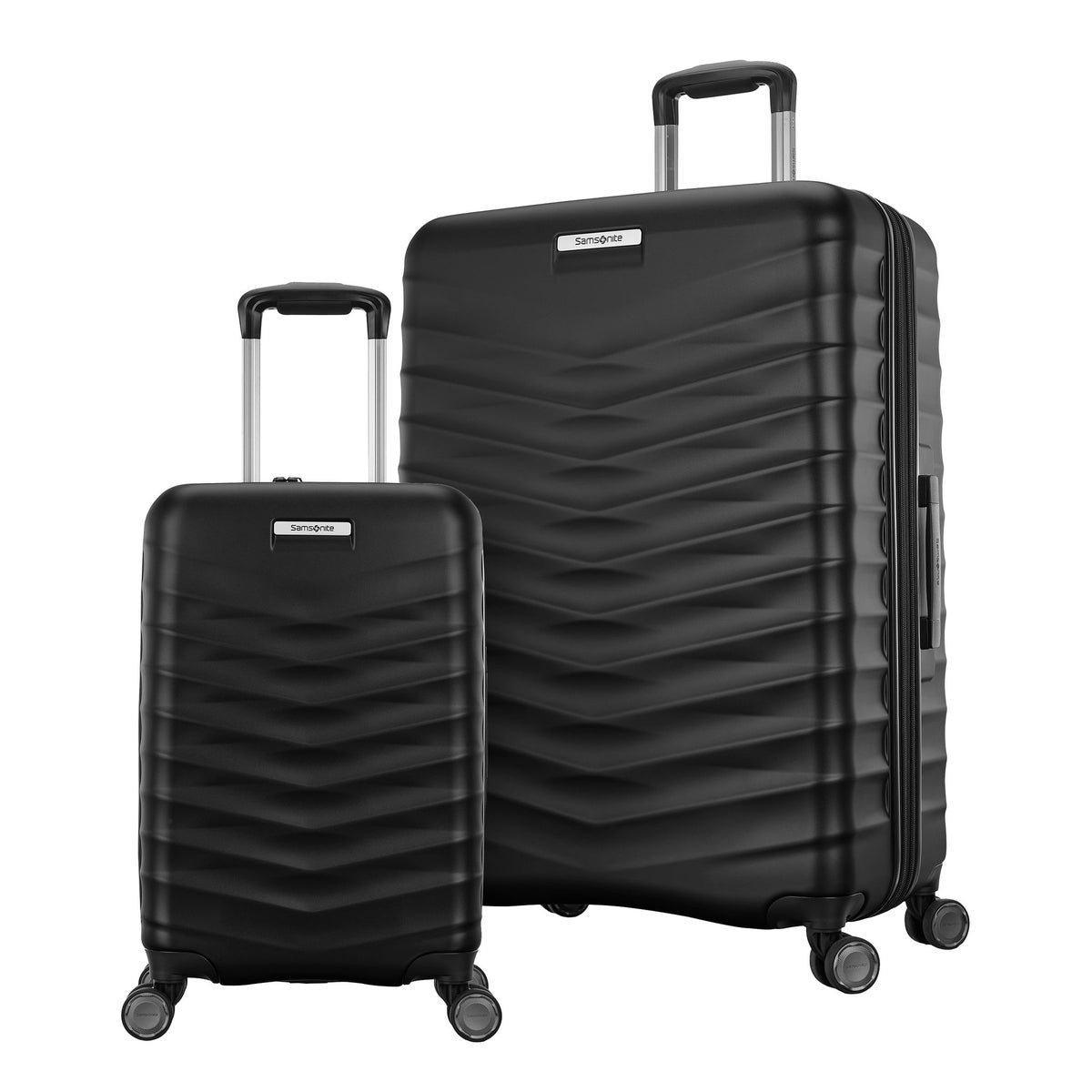 NEW- Samsonite Precision DLX 2-piece Hardside Expandable Spinner Luggage Set