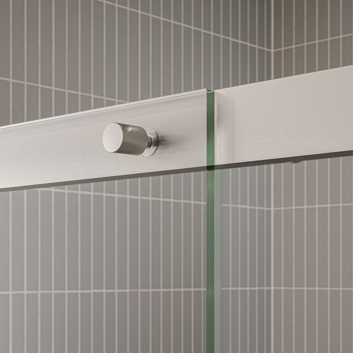 NEW Kohler Prone 76" x 60" Brushed Nickel Sliding Shower Door