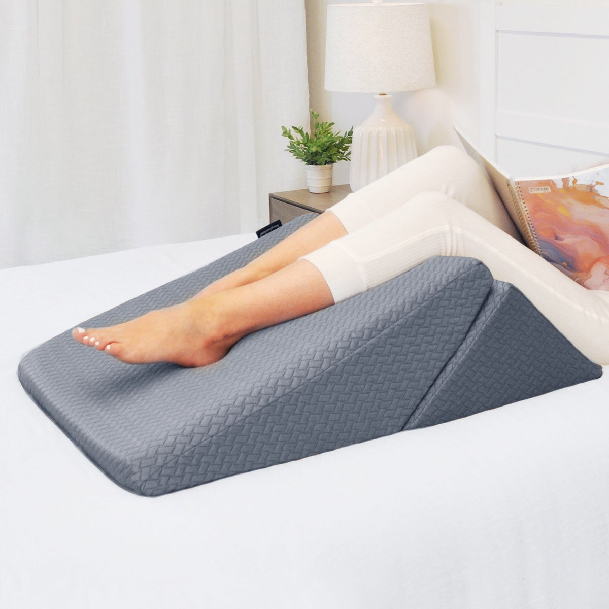 Dream Plush Adjustable Wedge Pillow with Cooling Cover