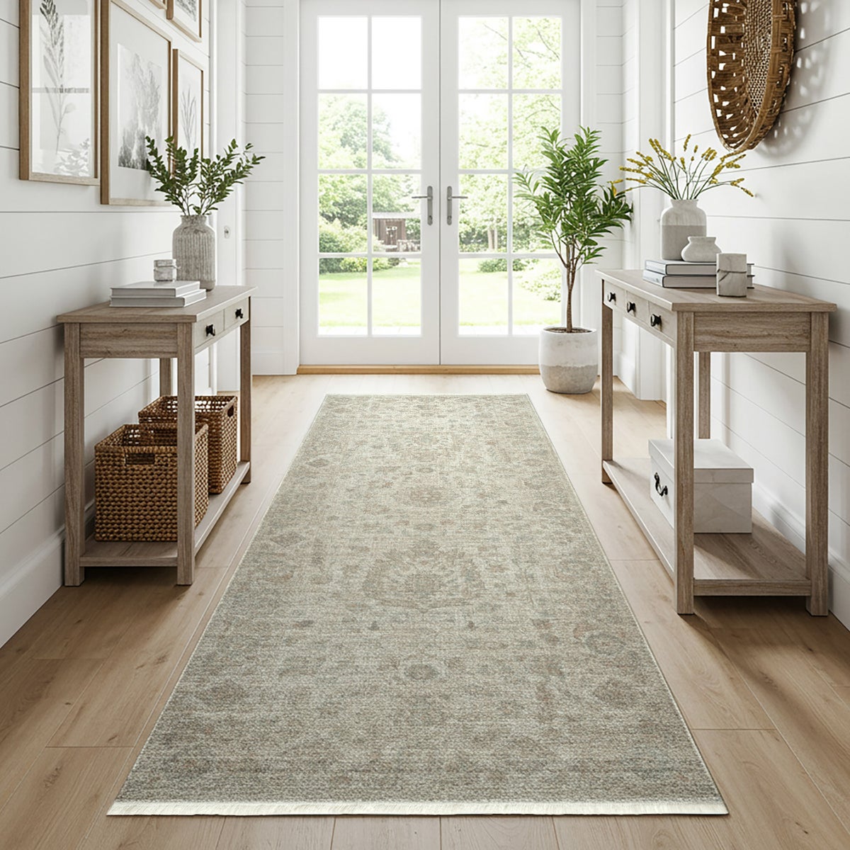Berkshire Area Rug Collection, Darana Cream, Rug Size: 31 in. x 84 in.