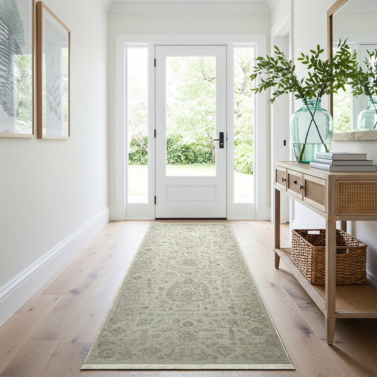 Berkshire Area Rug Collection, Darana Cream, Rug Size: 31 in. x 84 in.